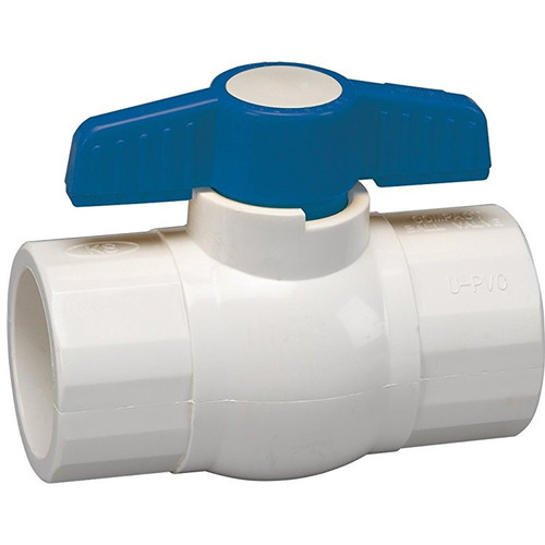 Homewerks Vbv-p40-e4b Válvula De Bola, Pvc Schedule 40, Diso