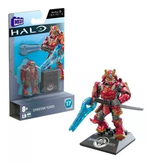 Mega Construx Halo Spartan Yoroi Serie 17 Cantidad De Piezas 19