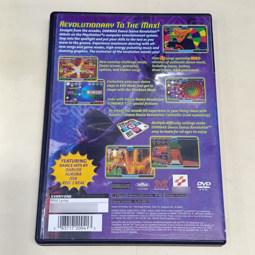 Ddrmax Dance Dance Revolution Ps2 / Longaniza Games (Reacondicionado)