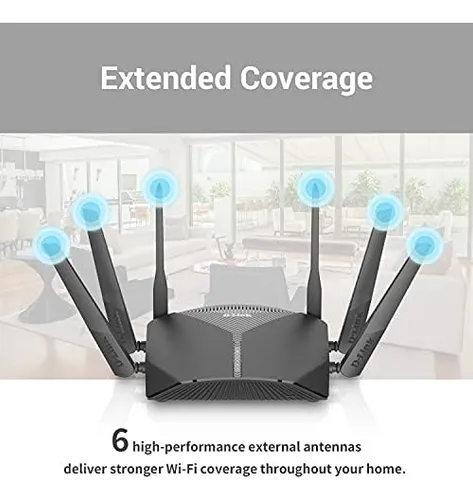 Enrutador Wifi D-link Ac3000 Red De Internet Inteligente Eas