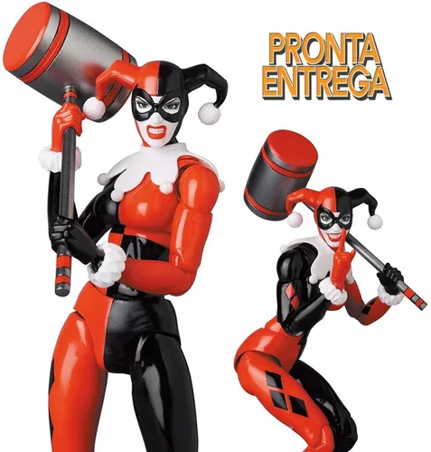 Figura Arlequina Harley Quinn, Figuarts, Boneca Colecionável, 3