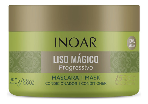 Mascara Inoar Liso Magico 250g