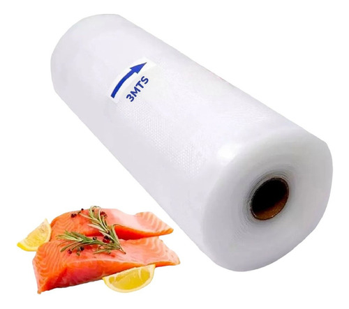 Rollo Bolsas Sellado Al Vacío Sellar Alimentos 28cm X 3mts