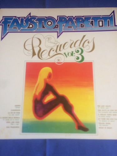 Disco Long Play Vinil -  Fausto Papetti - Recuerdos 3