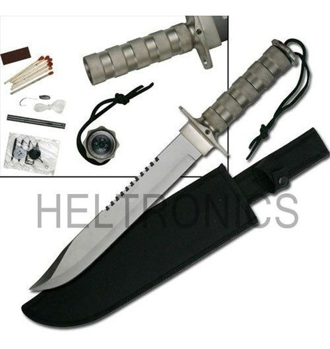 Cuchillo Supervivencia Jungle King C/ Vaina Y Acc - No Aitor