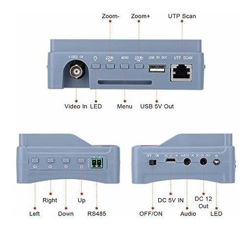 Electop 4.3 Inch Tft Lcd Cctv Tester