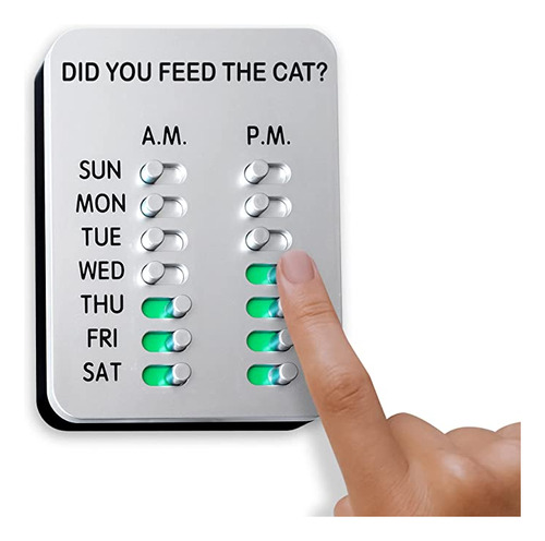 Recordatorio Para Alimentar Al Gato (dias En Ingles)