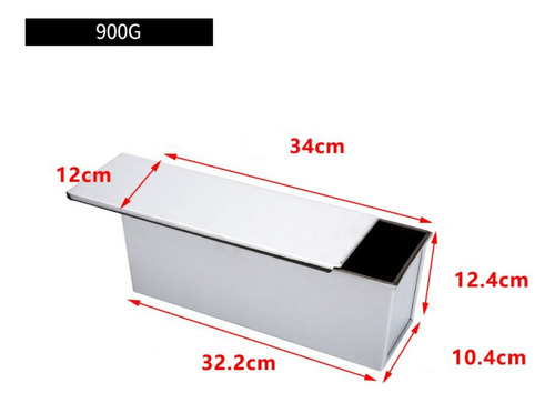Molde De Pan Antiadherente Toast Box