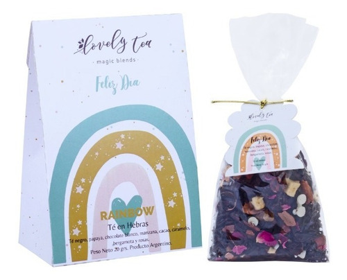 Té En Hebras Rainbow Feliz Dia X 20 Gr - Lovely Tea