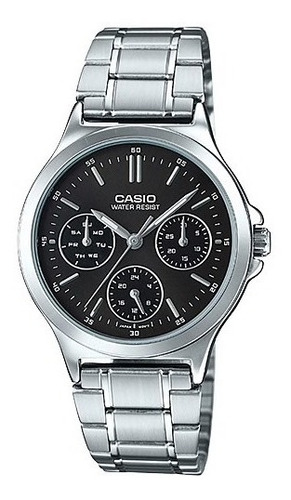 Reloj Casio Dama Ltp-v300d-1a Color de la malla $$$ Color del bisel $$$ Color del fondo 1A