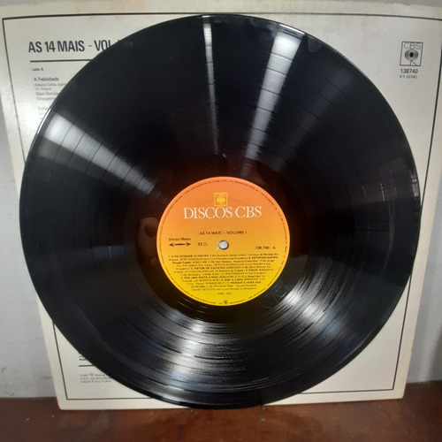 Vinil Lp As 14 Mais Volume 1 Bom Estado.