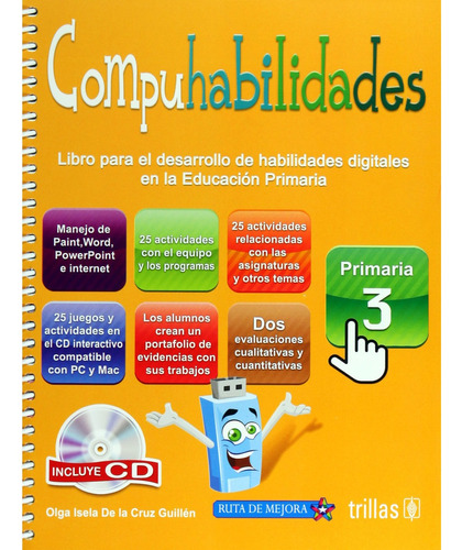 Compuhabilidades 3 Primaria. Contenido Del Cd Está On-line