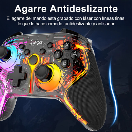 Ipega Controles Gamer Para Pc Inalambricos Gamepad Android Bluetooth Gamepad De Nintendo Switch Controles Joystick Cyber Rgb Pg-9666th