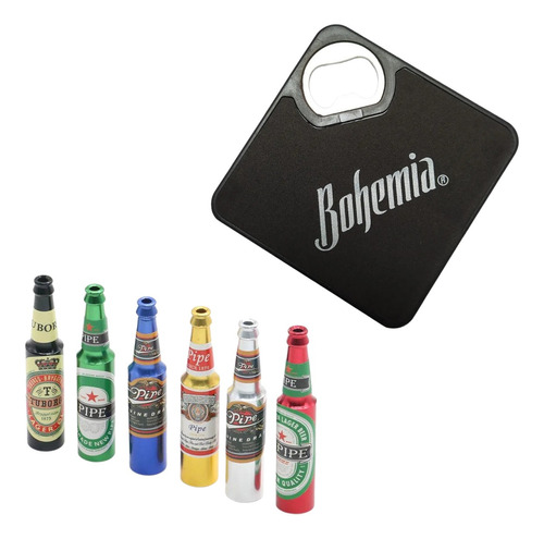 Kit Para Fiesta 2 Portavasos Destapador Llavero De Botella P