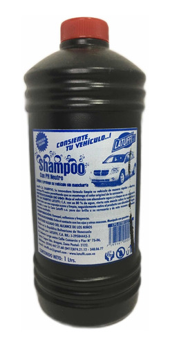 Shampoo Para Lavar Vehículo Con Ph Neutro Latuffi Champo