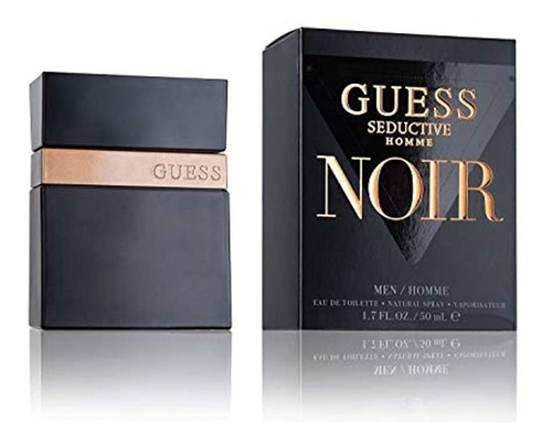 Guess Seductive Homme Noir Por Guess Eau De Toilette Spray 3