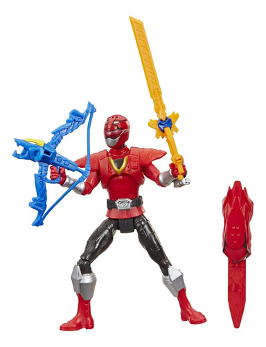 Power Rangers Beast Morphers Beast-x Red Ranger 6  Figura De