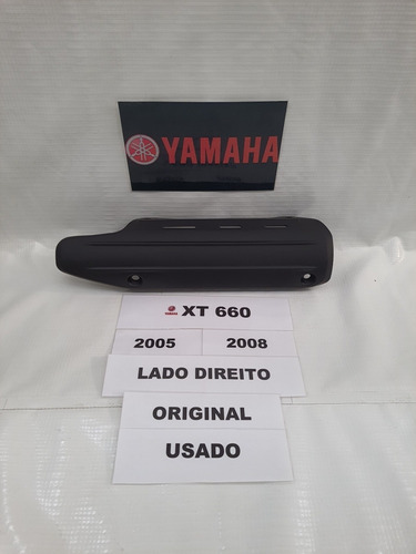 Protetor Do Escapamento L.d Yamaha Xt 660 05/08 Original 01