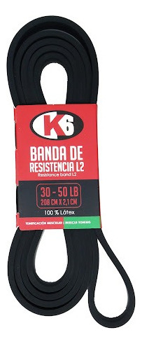 Banda Elastica De Resistencia L2 K6 30-50 Lbs