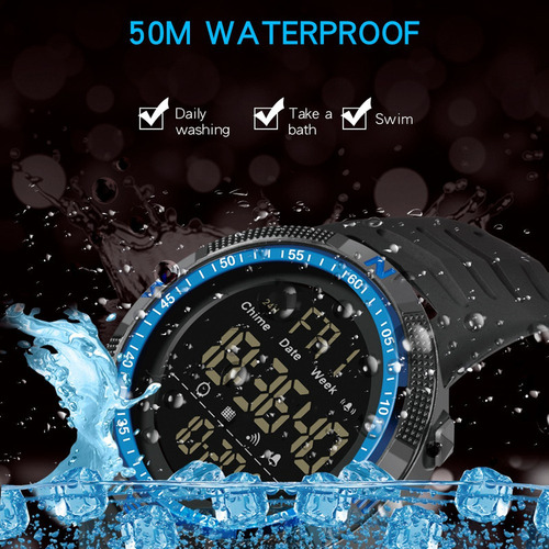 Reloj Electrónico Luminoso Impermeable Sanda Para Hombre