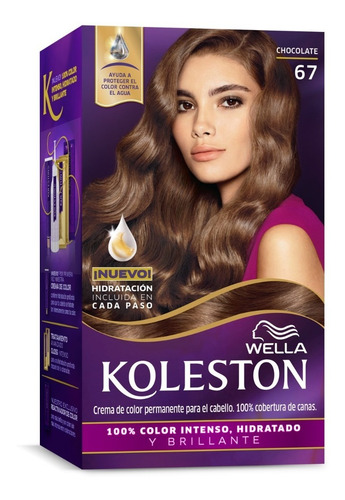 Tintura Wella Koleston Kit Permanente Chocolate 67