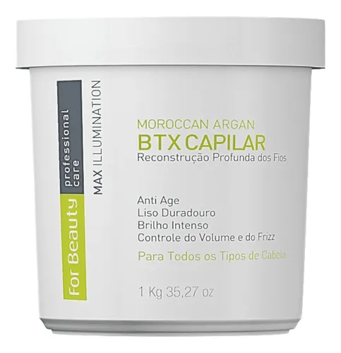 comprar Btx Capilar Moroccan Argan Max Illumination For Beauty 1kg