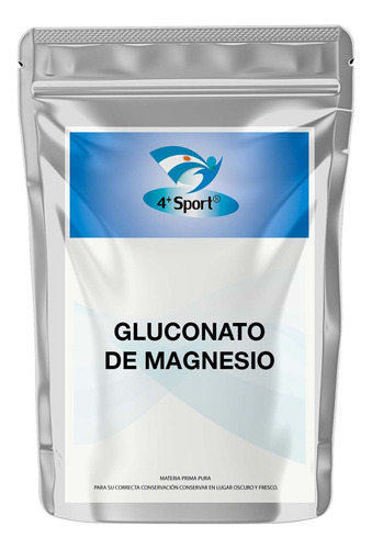 Gluconato De Magnesio Usp 500 Gr Importado De Israel 4+