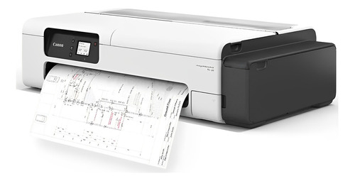 Impresora a color plotter Canon Tc-20 con wifi blanca