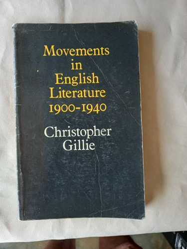 Book C - Movements In English Literature : 1900 / 1940