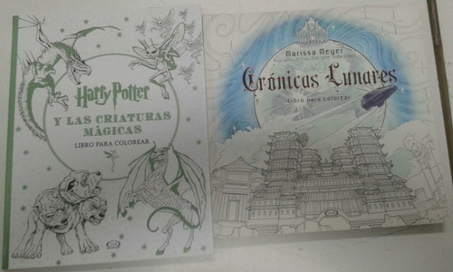 Harry Potter Y  Cronicas Lunares ( Libro Para Colorear)