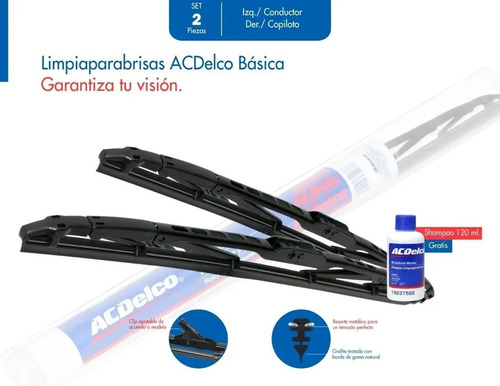 Jgo Limpiaparabrisas Mercedes-benz G500 2002-2008 Acdelco