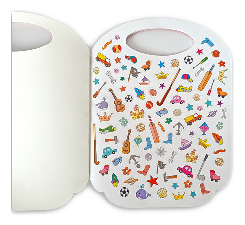 4 Libros Para Colorear. Maletitas Con Stickers