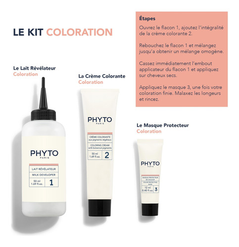 Cor De Cabelo Permanente Phytocolor, Loiro Dourado Cobre 7,4