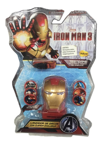 Lanzador De Disco Iron Man 3 - Avengers Infiniti