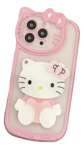 Found For iPhone 15promax Hello Kitty Espejo Cosmético