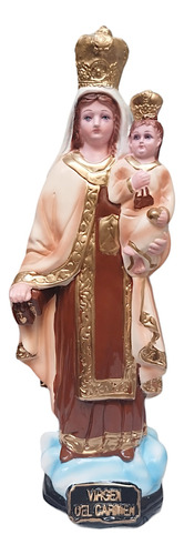 Virgen Del Carmen 31 Cm Figura Decorativa 