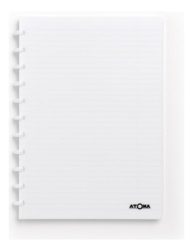 Caderno De Discos Atoma Poly A4 Branco Pautado