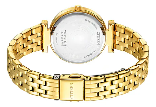 Reloj citizen quartz dorado dama sale
