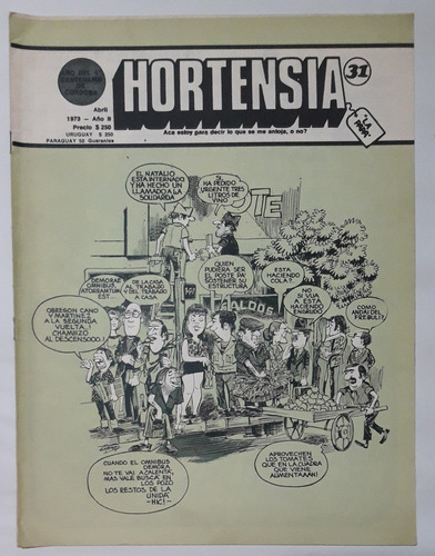 Revista Hortensia #31 Abril 1973