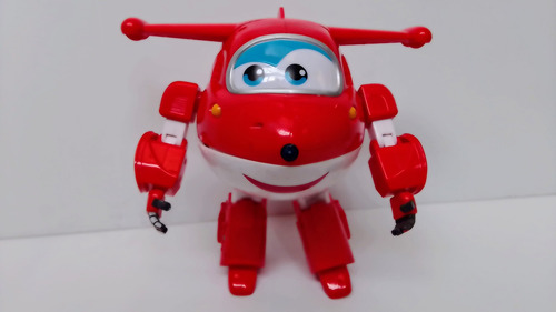 Super Wings 30 Cms Robot Figura Luz Y Sonidos (Usado)