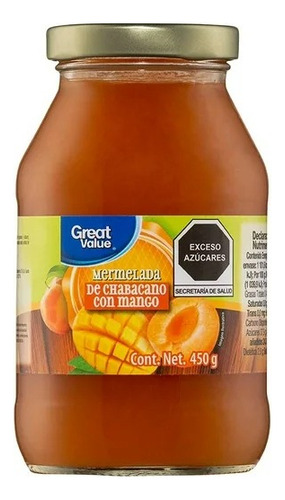 Mermelada De Chabacano Con Mango Great Value De 450 G