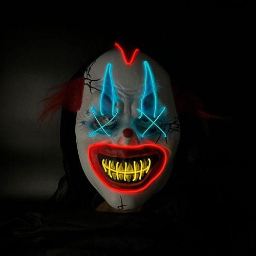 Aplicável A Disfraz Led De Payaso Para Disfraces De Fiesta