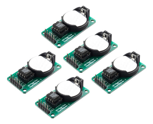 5 Piezas Modulo Reloj De Tiempo Real Rtc Ds1302 Arduino Avr 