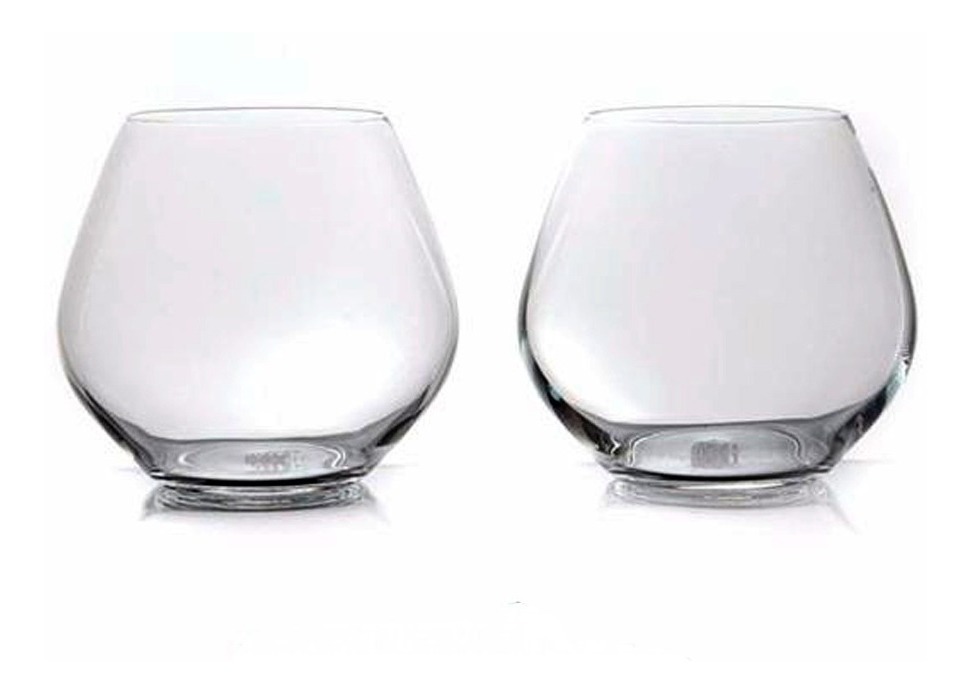 Vaso Copa Cristal Bohemia Set X 2 Amoroso 440 Ml | Mercado Libre