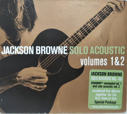 Jackson Browne  Solo Acoustic Volumes 1 & 2 Cd Doble