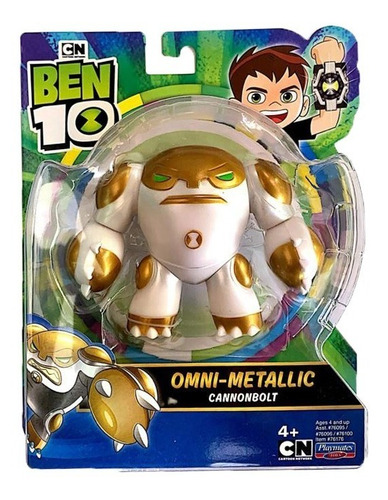 Ben 10 - Figura Articulada - Omni Metallic - Cannonbolt