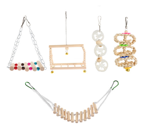 Bird Ladder Swing Stand Parrot Toy