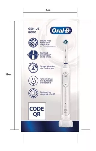 Cepillo De Dientes Eléctrico Oral-b Genius 8000 Recargable