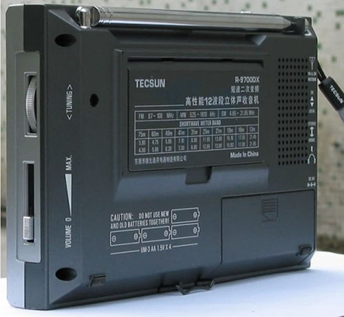 Imagen 5 de 5 de Radio Tecsun R-9700 Dx 12 Band Am Fm Onda Corta Doble Conv §