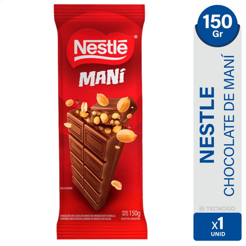 Chocolate Nestle Con Mani Chocolate De Leche